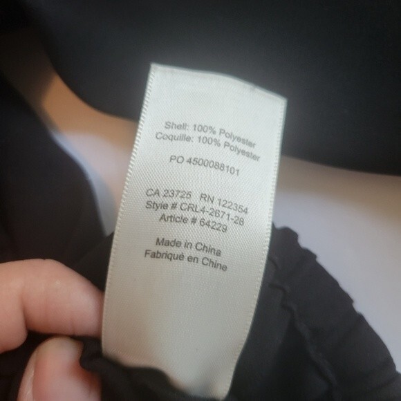 Wilfred Aritzia Black Long Sleeves Crop Top Size Small - Picture 4 of 6